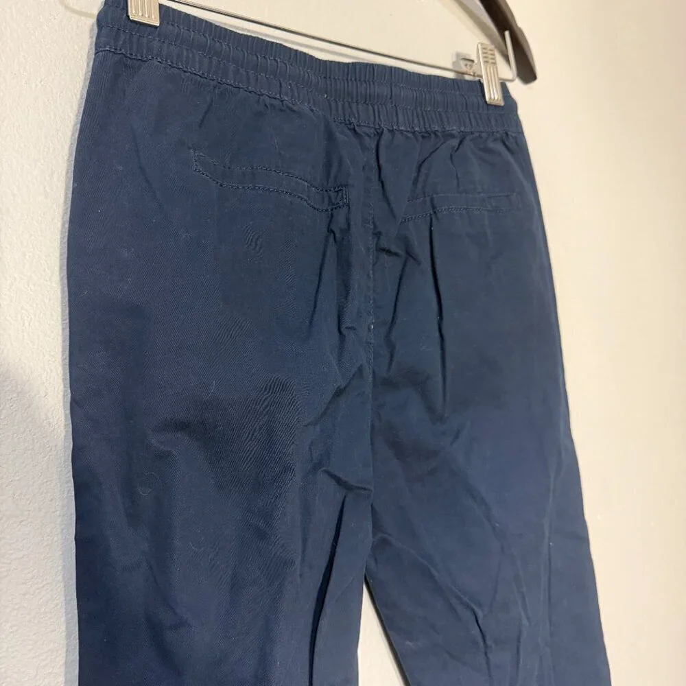 Kids Classic Navy Straight Leg Pants Minimalist Everyday Size 9-10 Lefties